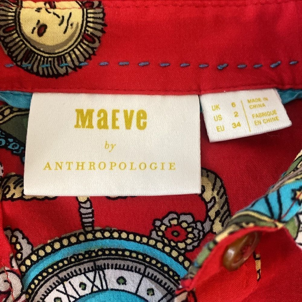 Maeve by Anthropologie Button Down Blouse - Picture 3 of 5